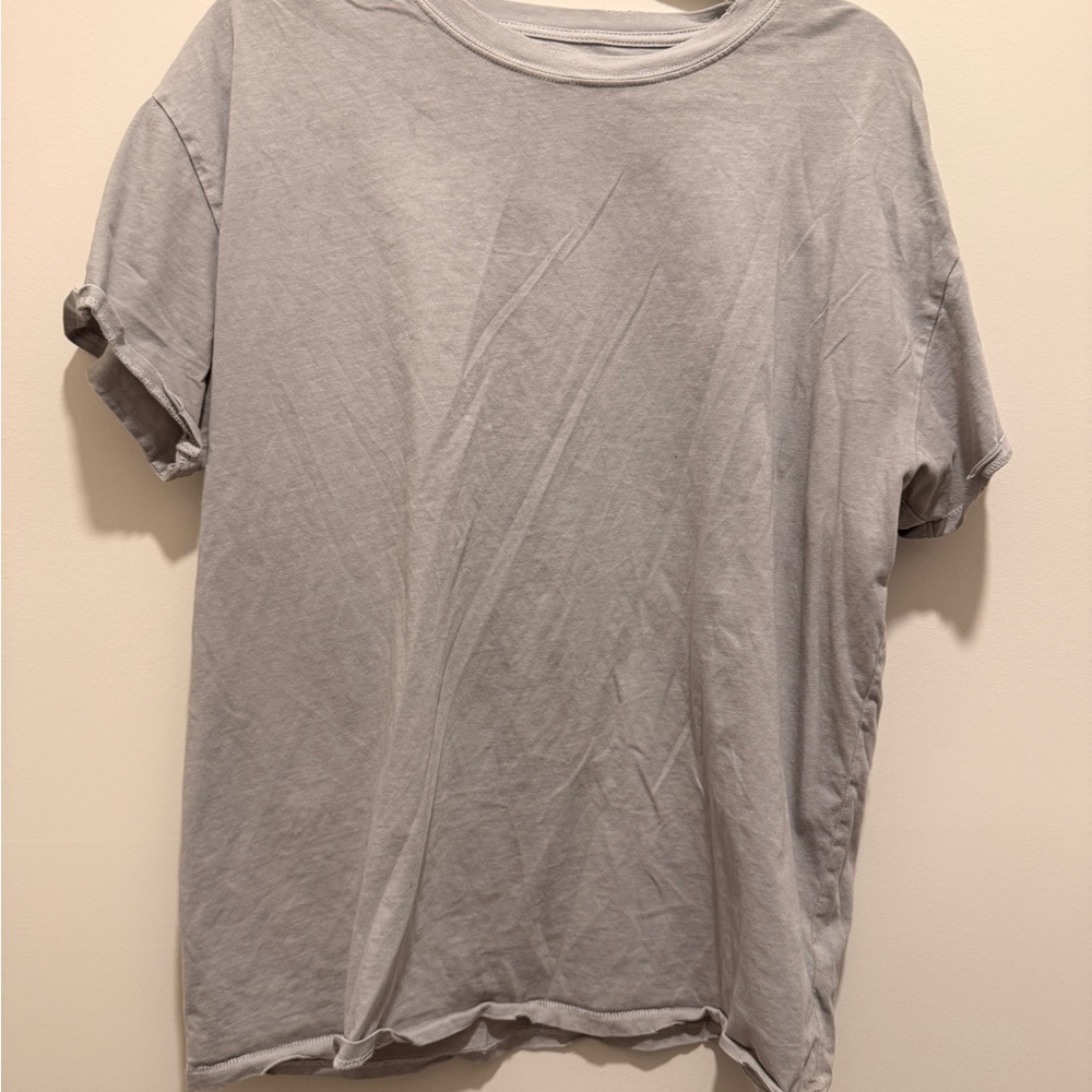 Aeropostale Light Gray Short Sleeve Tee